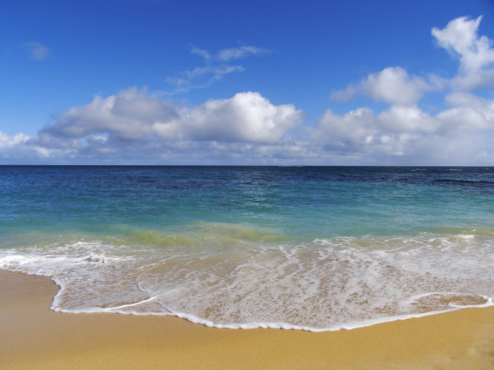 Posterazzi Hawaii Maui North Shore Beautiful Day On Baldwin Beach Canvas Art - Ron Dahlquist Design Pics (32 x 24)