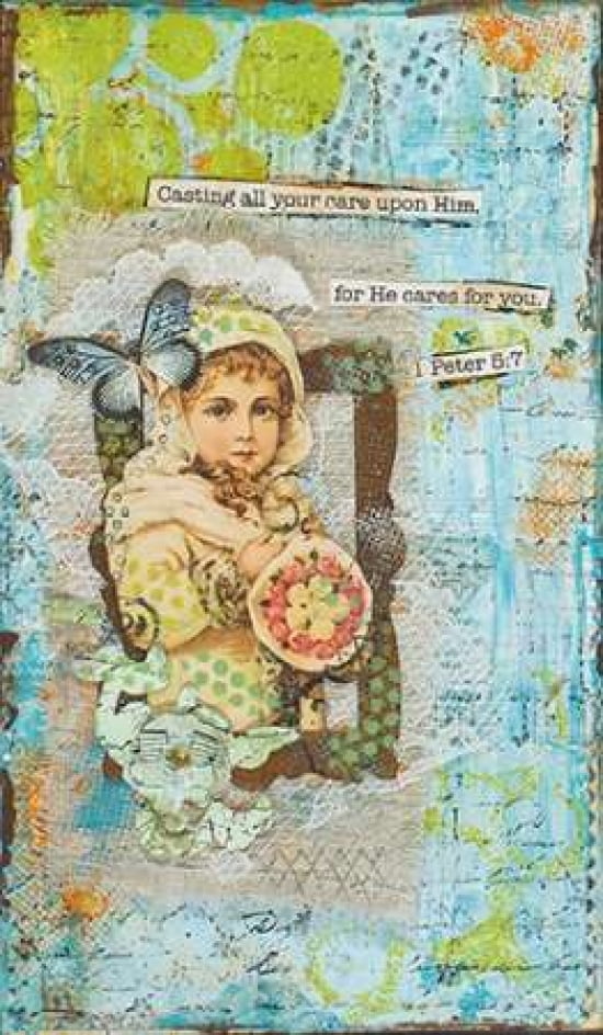 Posterazzi He Cares Canvas Art - Cassandra Cushman (24 x 36)