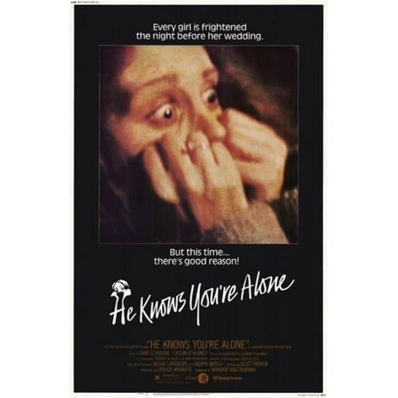 Posterazzi He Knows You Are Alone Movie Poster - 11 x 17 in.