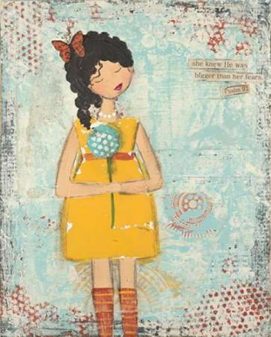 Posterazzi He Was Bigger Than Her Fears Canvas Art - Cassandra Cushman (24 x 30)
