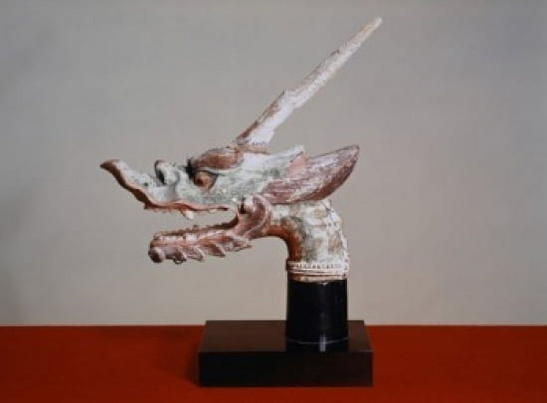 Posterazzi Head of a Horned Dragon Asian Art University of Michigan Museum of Art Canvas Art -  (24 x 36)