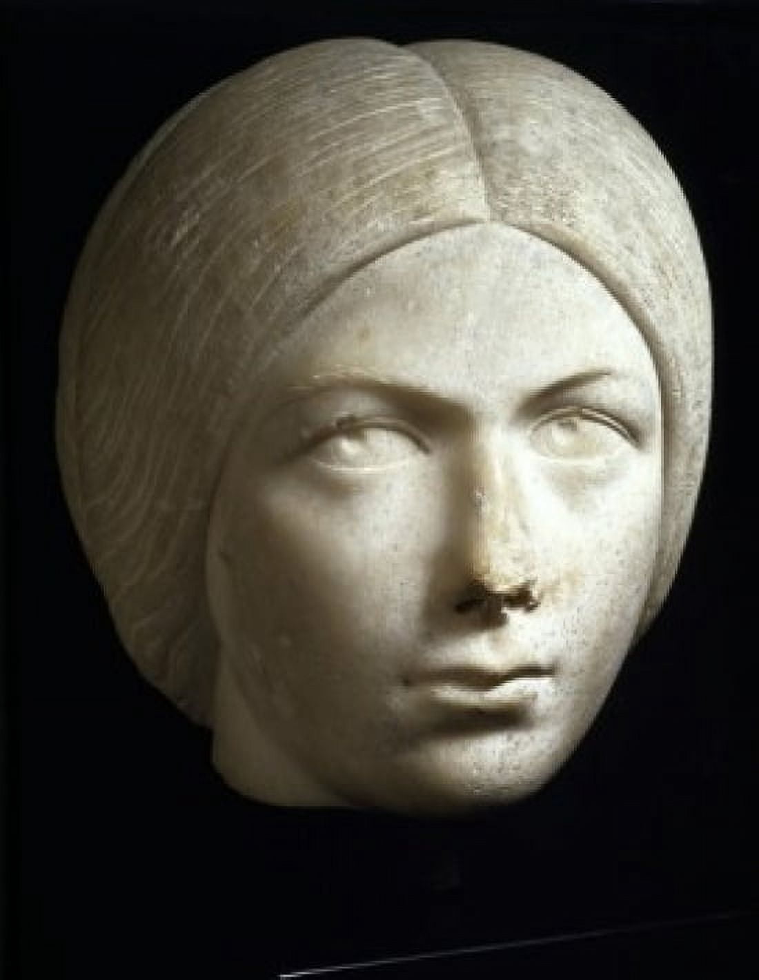 Posterazzi Head of a Woman  16th C Sculpture  Private Collection Italy Canvas Art -  (24 x 36)