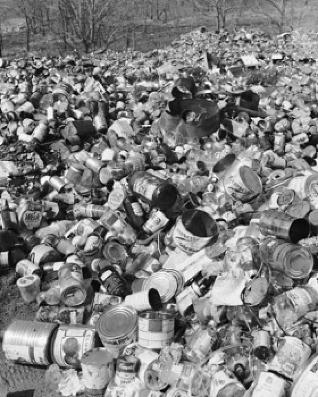 Posterazzi Heap of garbage Canvas Art - (24 x 36)