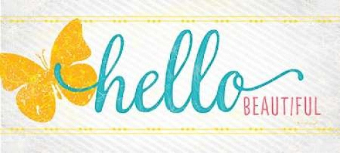 Posterazzi Hello Canvas Art - Jennifer Pugh (24 x 48)