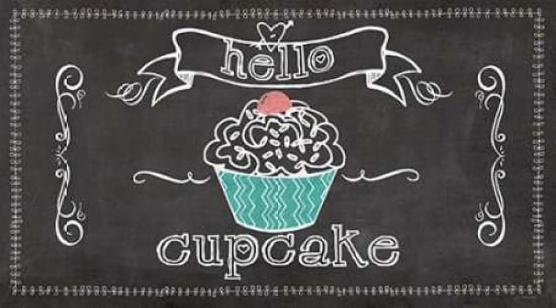 Posterazzi Hello Cupcake Canvas Art - Jo Moulton (24 x 36)