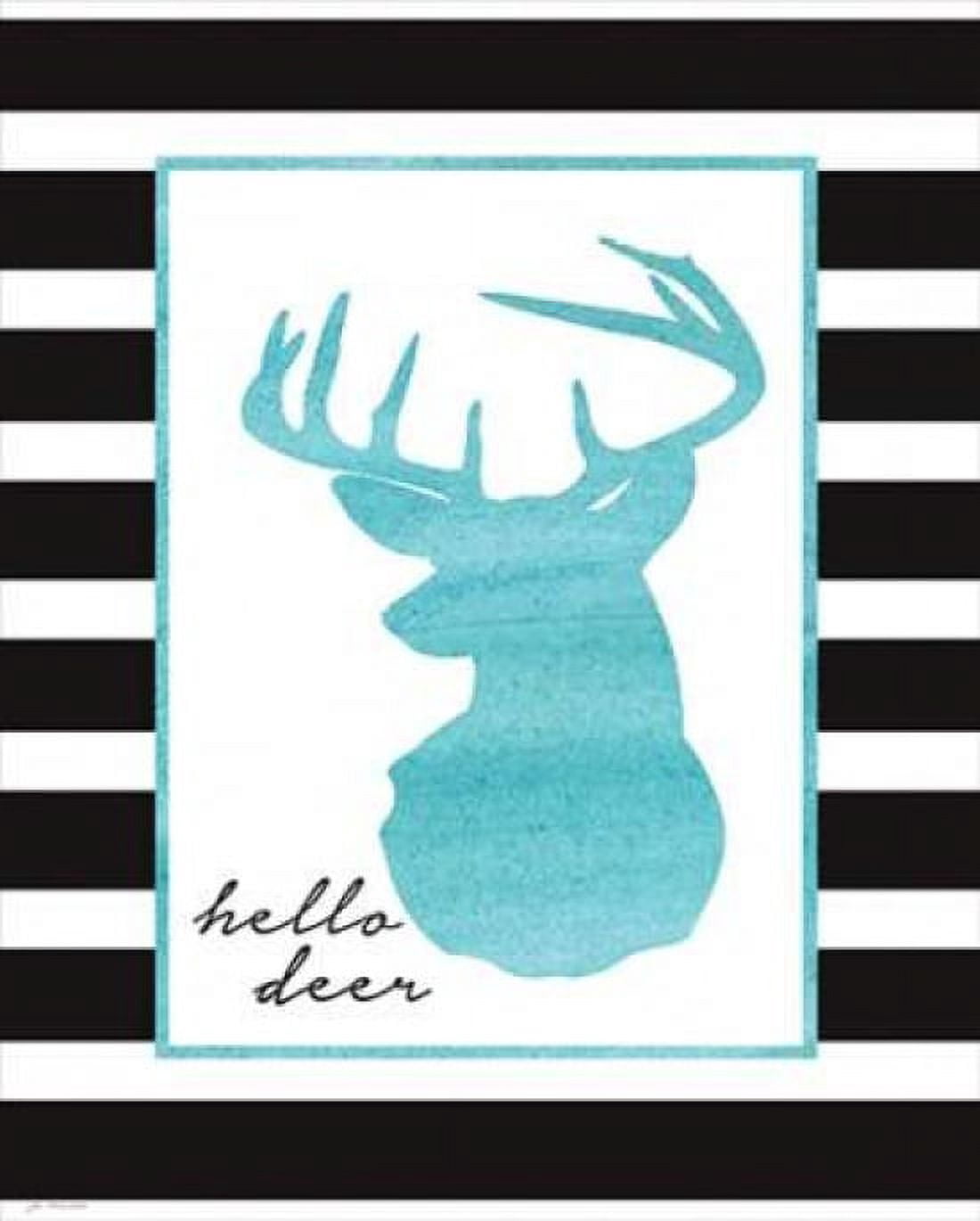 Posterazzi Hello Deer Canvas Art - Jo Moulton (24 x 30)