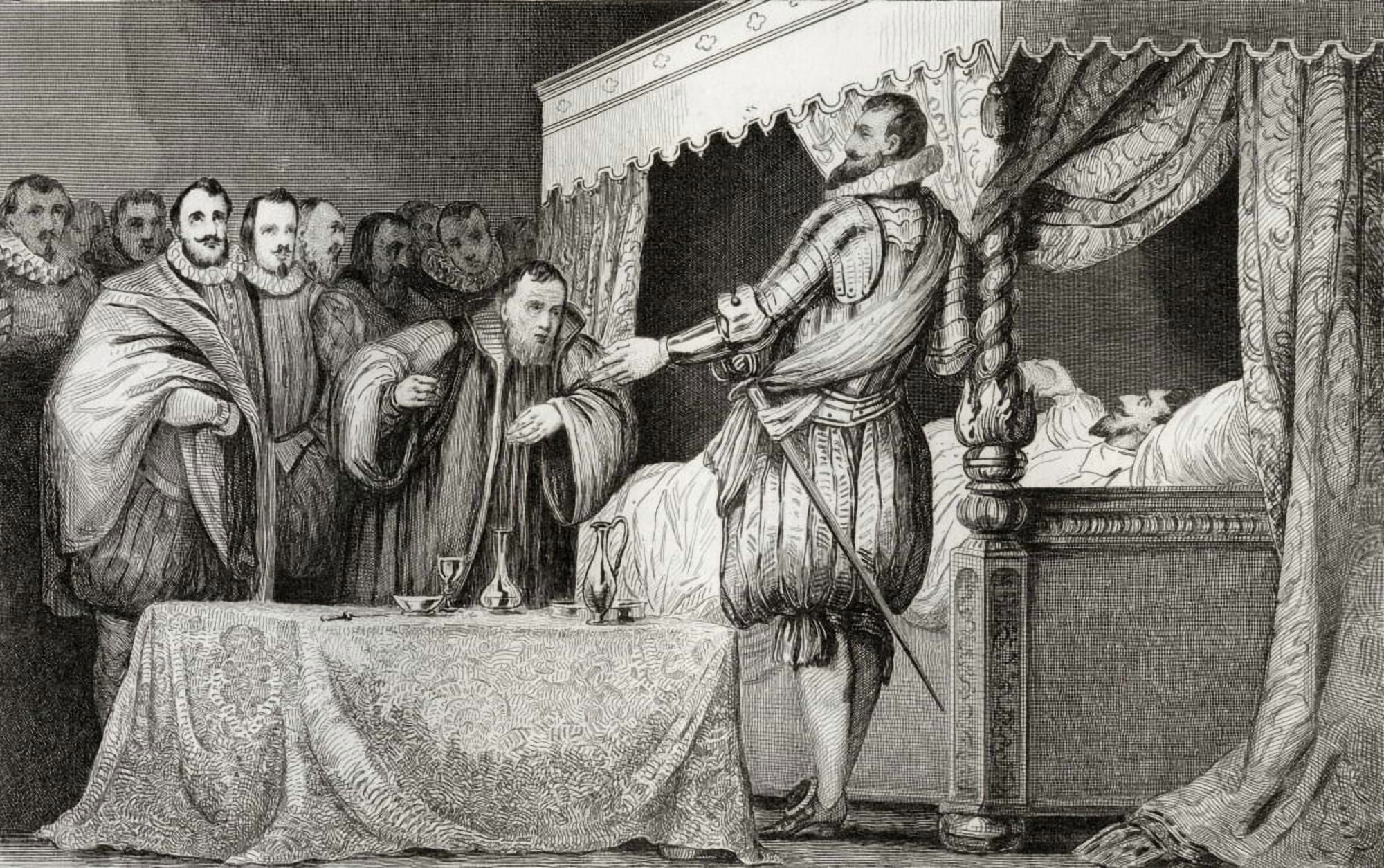 Posterazzi Henri Iii 1551 To 1589 Names Bearnais 1553 To 1610 As His Successor From Histoire De France By Colart Published Circa 1840 Canvas Art - Ken Welsh Design Pics (36 x 22)