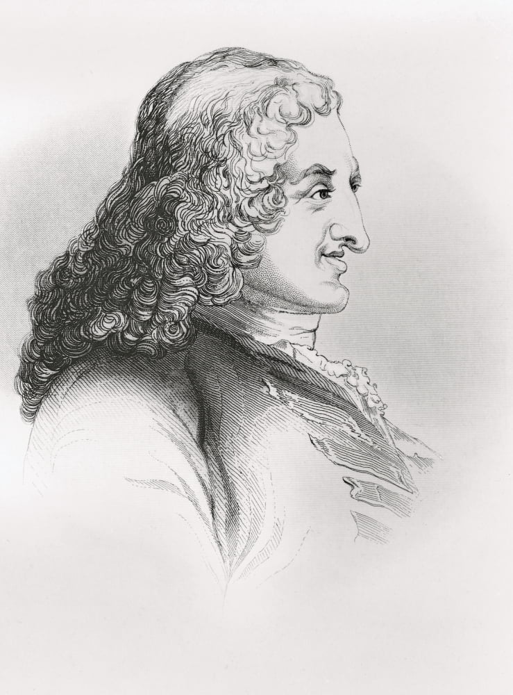 Posterazzi Henry Fielding 1707-1754 English Novelist And Dramatist 19Th Century Engraving By JC Buttre Canvas Art - Ken Welsh Design Pics (24 x 32)