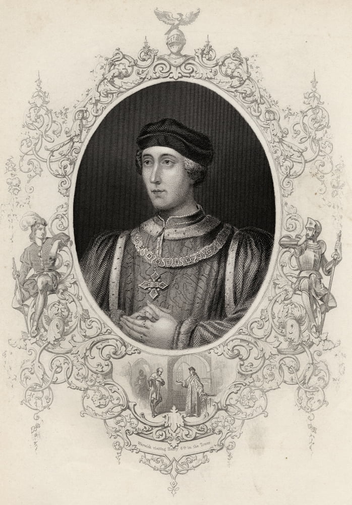 Posterazzi Henry Vi 1421-1471 King Of England From 1422-1461 And From 1470-1471 19Th Century Print Canvas Art - Ken Welsh Design Pics (24 x 36)