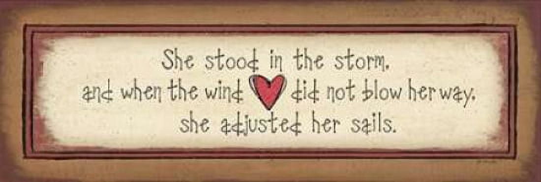 Posterazzi Her Storm Canvas Art - Jo Moulton (12 x 36)