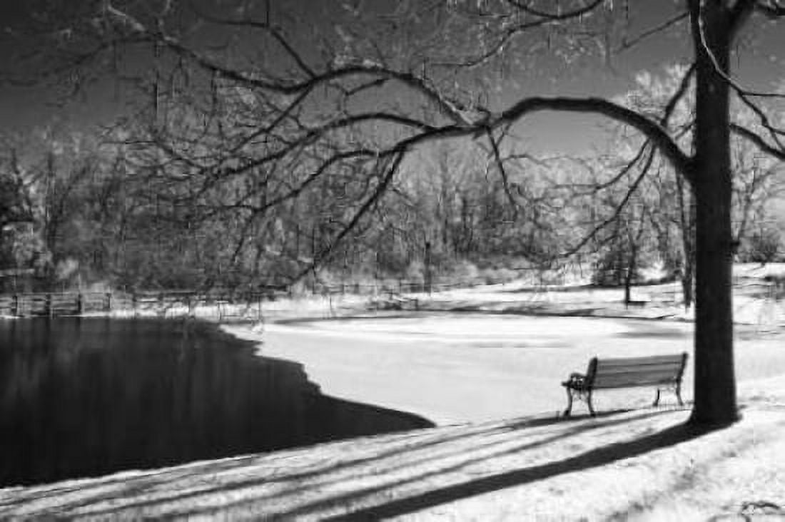 Posterazzi Heritage Pond in Winter Canvas Art - Monte Nagler (24 x 36)