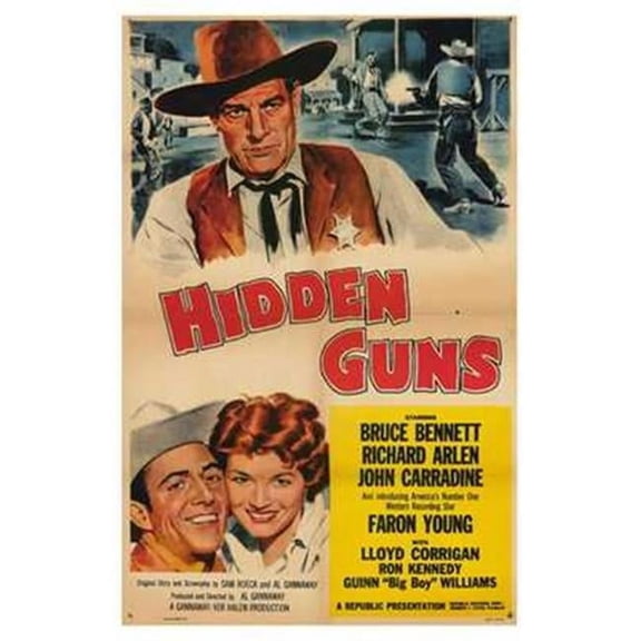 Posterazzi Hidden Guns Movie Poster - 11 x 17 in.