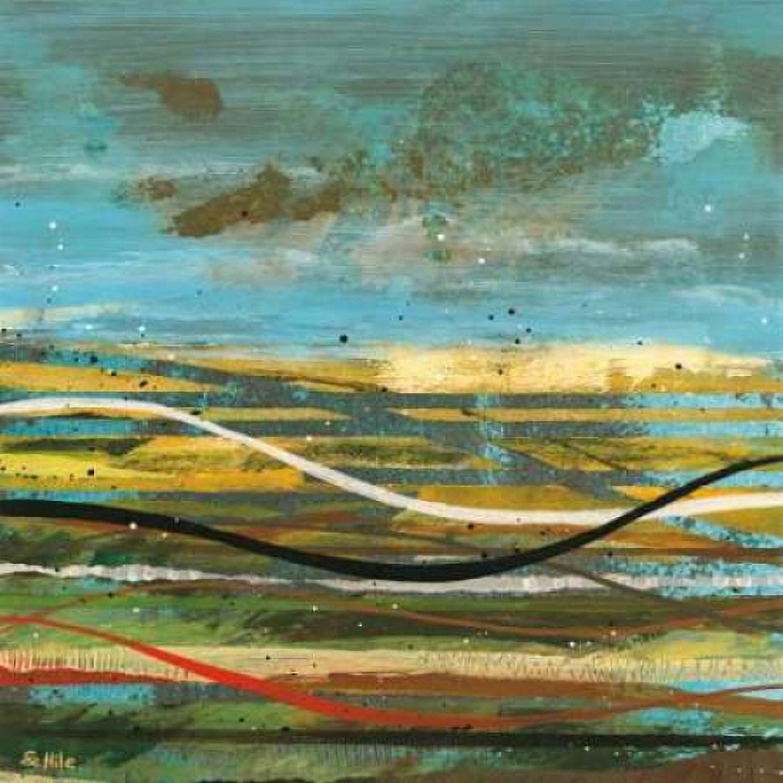Posterazzi High Plains 3 Canvas Art - Scott Hile (24 x 24)