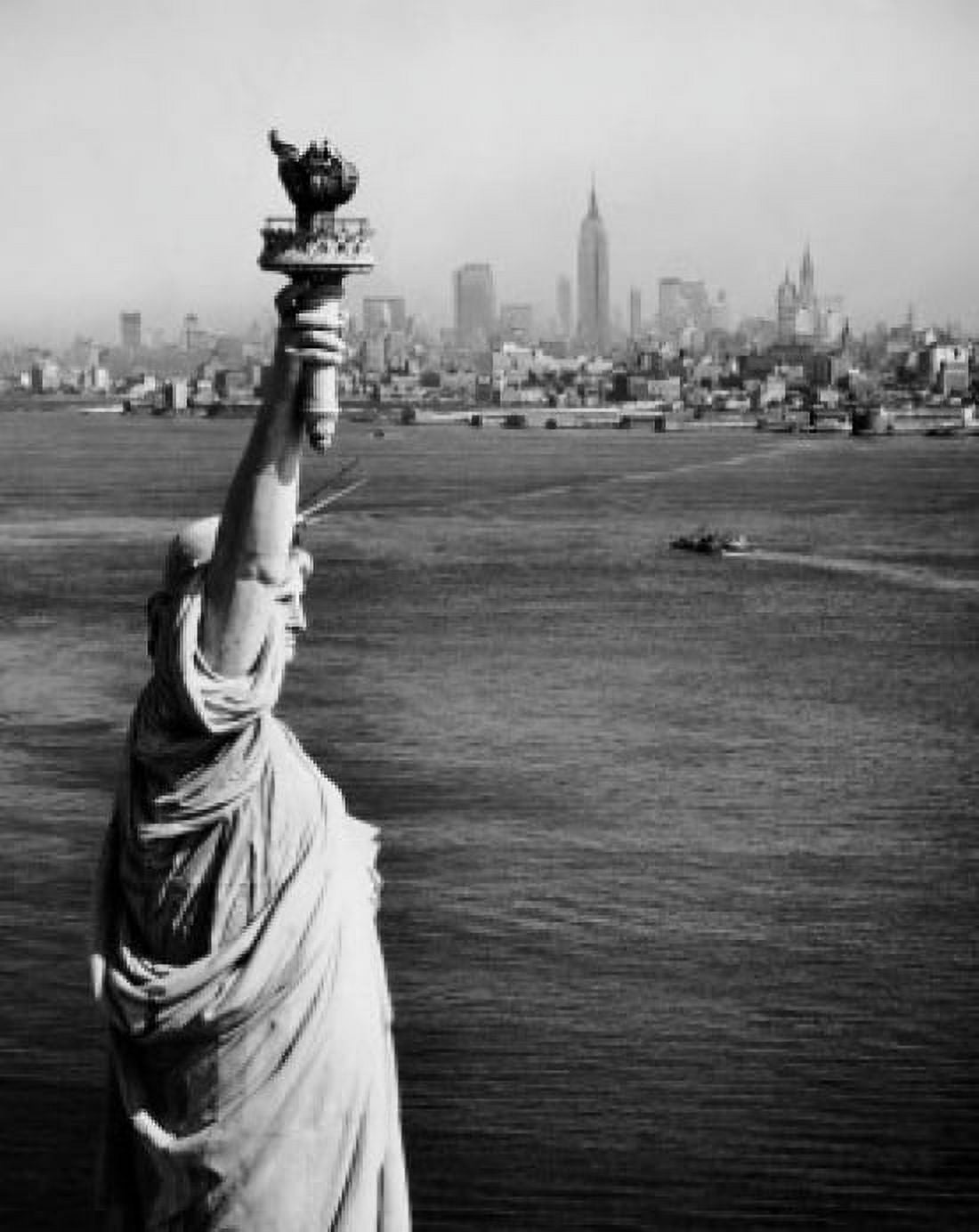 Posterazzi High angle view of a statue Statue of Liberty New York City New York USA Canvas Art - (24 x 36)