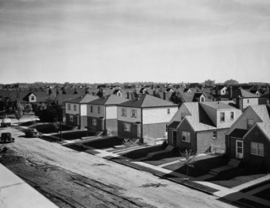 Posterazzi High angle view of houses in a city New York USA Canvas Art - (24 x 36)