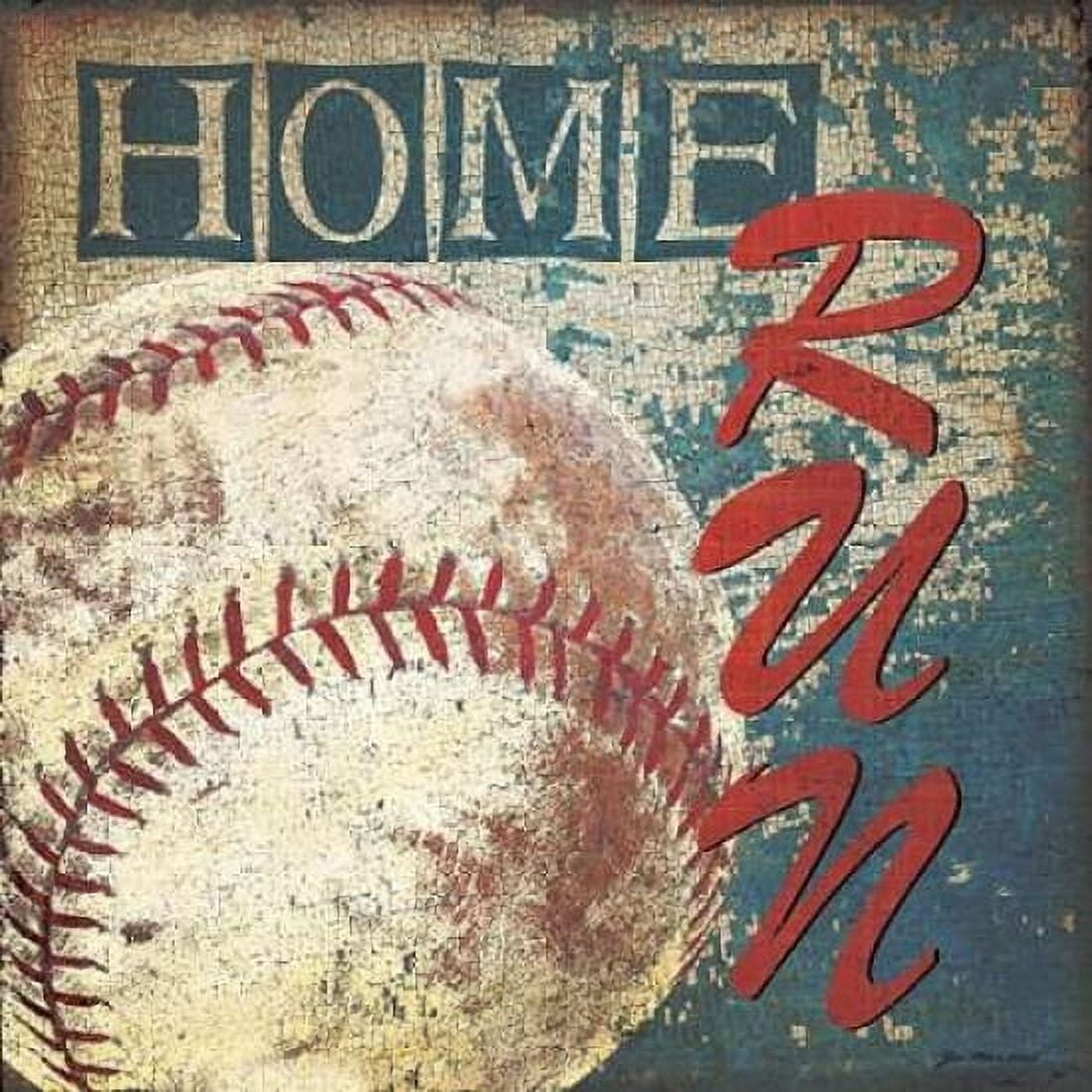 Posterazzi Home Run Canvas Art - Jo Moulton (24 x 24)