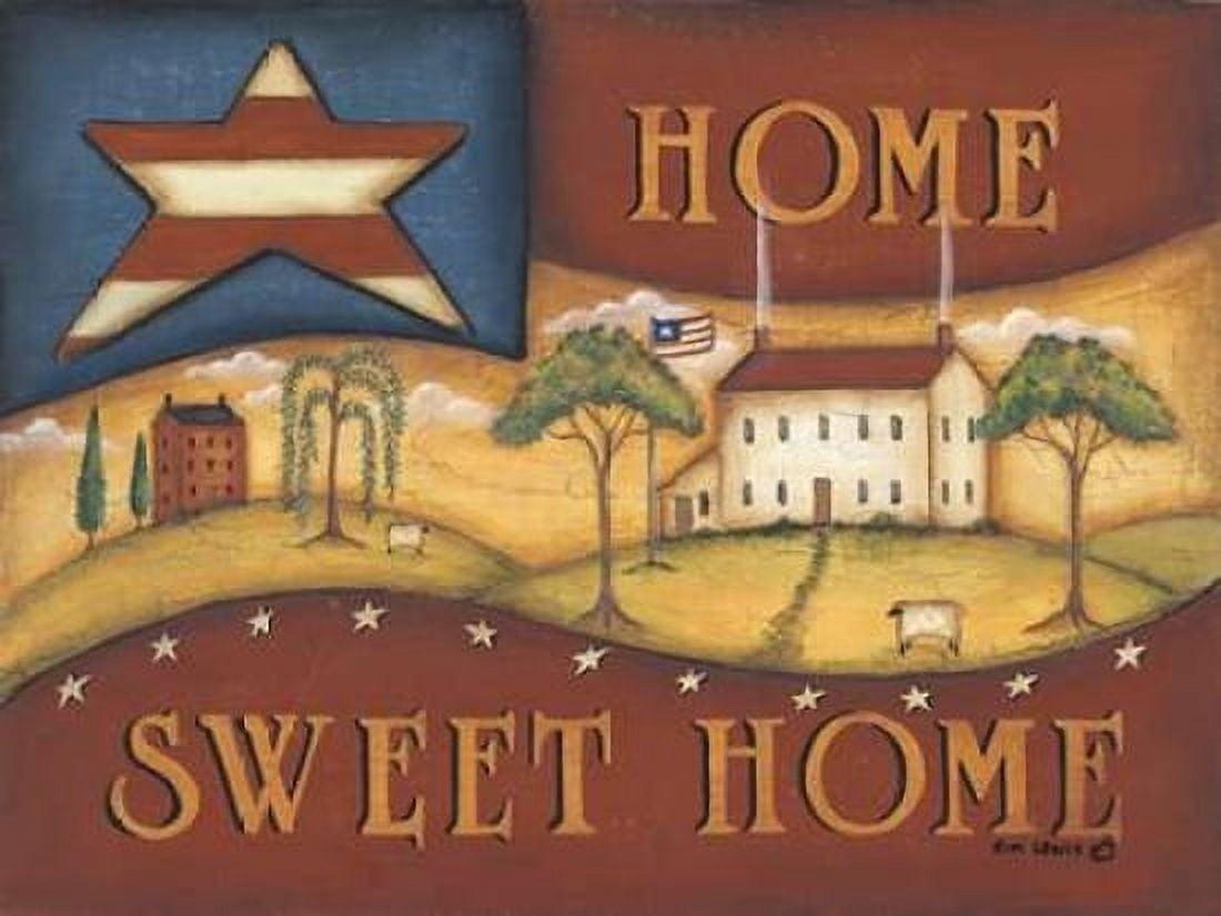 Posterazzi Home Sweet Home Canvas Art - Kim Lewis (18 x 24)
