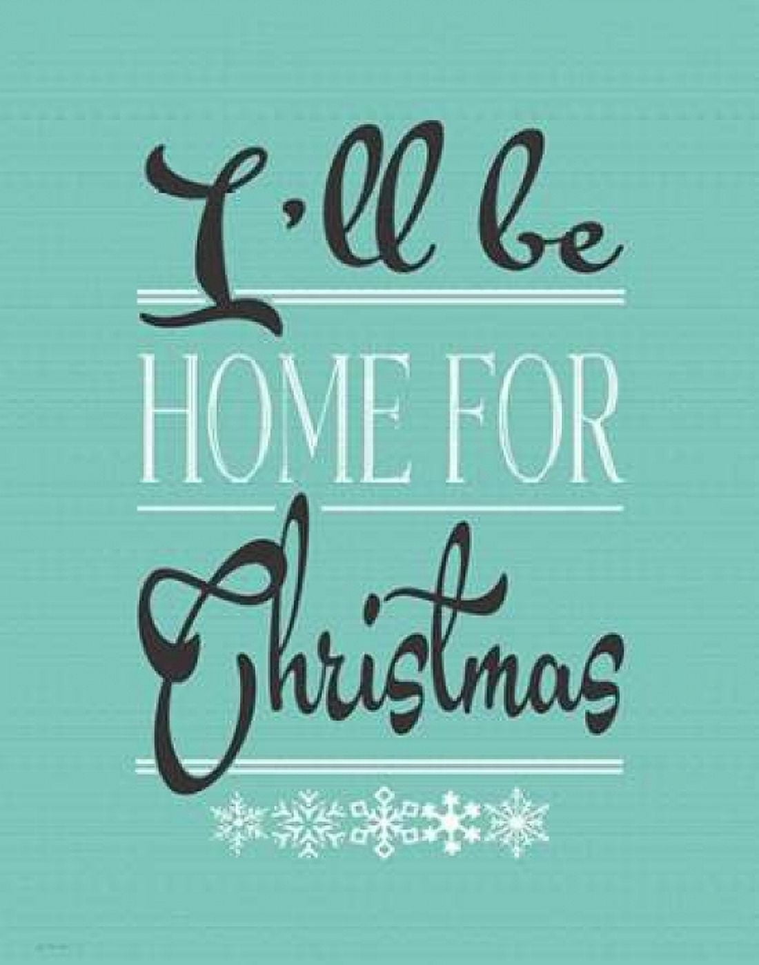Posterazzi Home for Christmas Canvas Art - Jo Moulton (22 x 28)