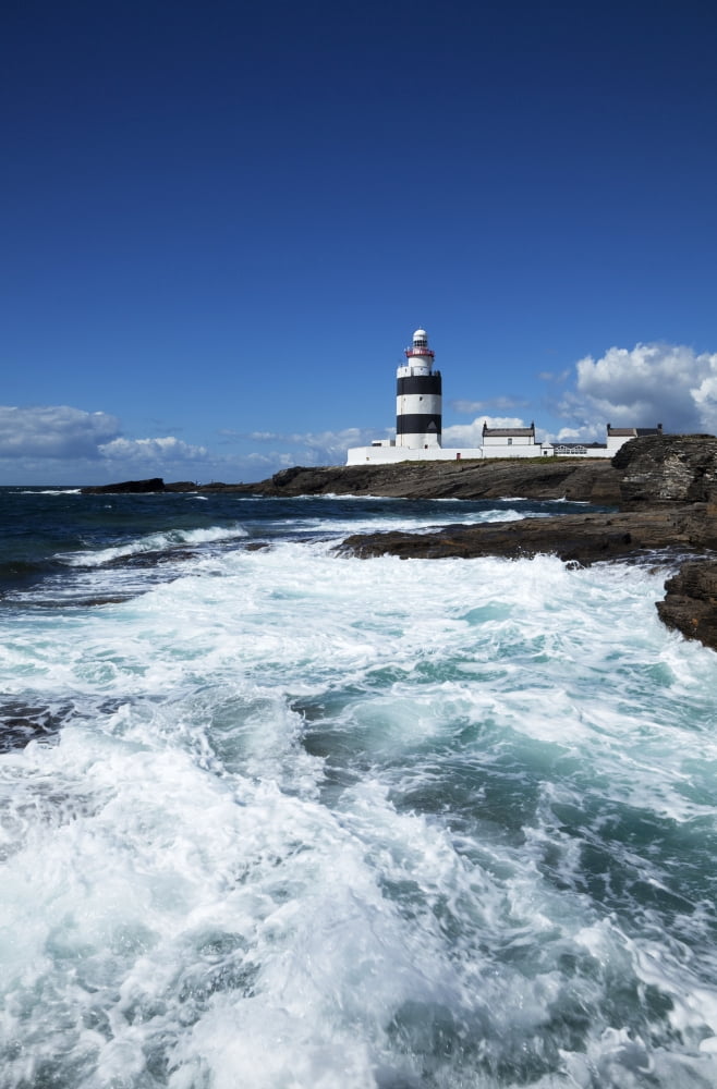 Posterazzi Hook Head Lighthouse In Existence for 800 years County Wexford Ireland Canvas Art - George Munday Design Pics (24 x 38)