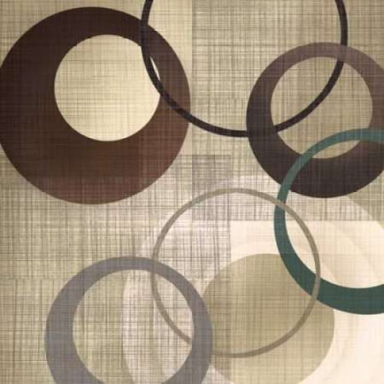 Posterazzi Hoops n Loops II Canvas Art - Tandi Venter (24 x 24)