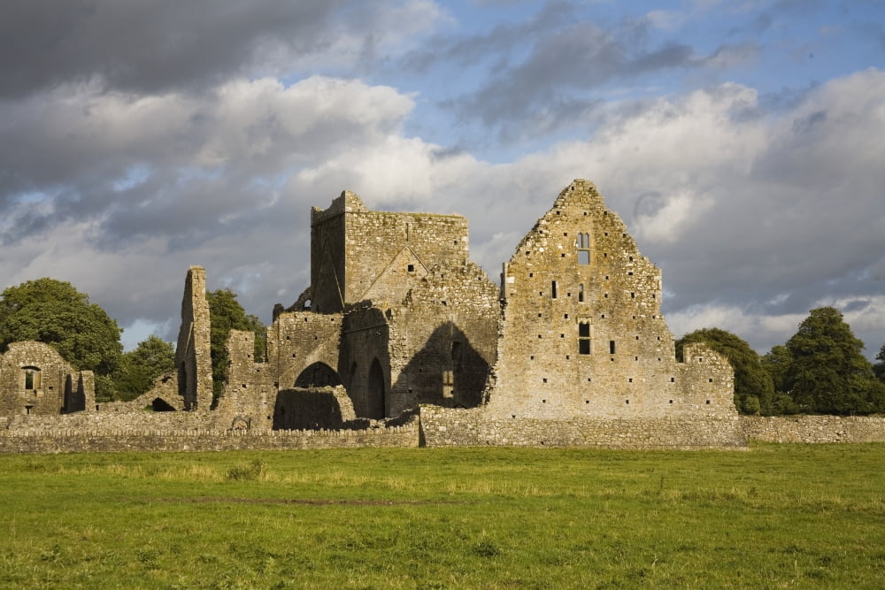 Posterazzi Hore Abbey Cashel County Tipperary Ireland Abbey Ruins In Field Canvas Art - Richard Cummins Design Pics (34 x 22)