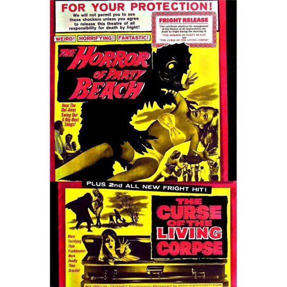 Posterazzi Horror of Party Beach Movie Poster - 27 x 40 in.
