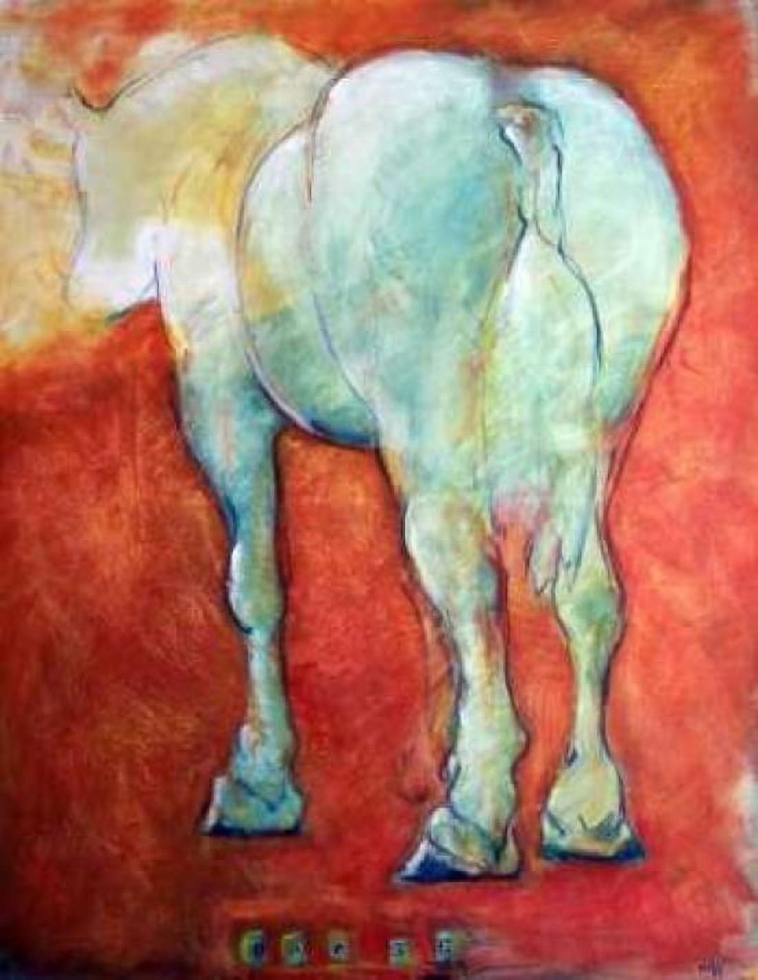 Posterazzi Horse Red Canvas Art - Kate Hoffman (22 x 28)