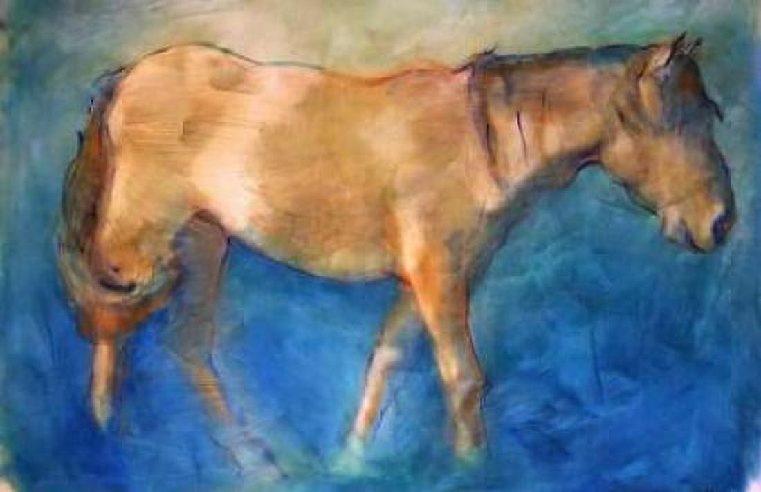 Posterazzi Horse Walking Canvas Art - Kate Hoffman (24 x 36)