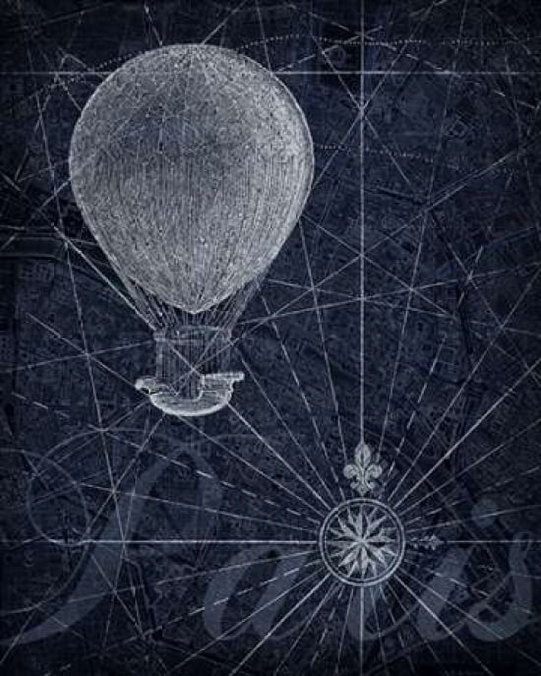 Posterazzi Hot Air over Paris I Canvas Art - Art Roberts (24 x 30)