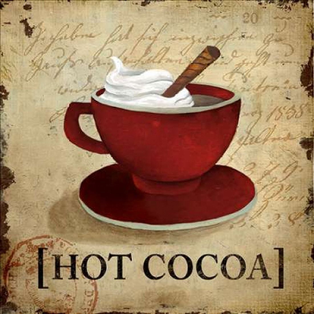 Posterazzi Hot Cocoa Canvas Art - Elizabeth Medley (24 x 24)