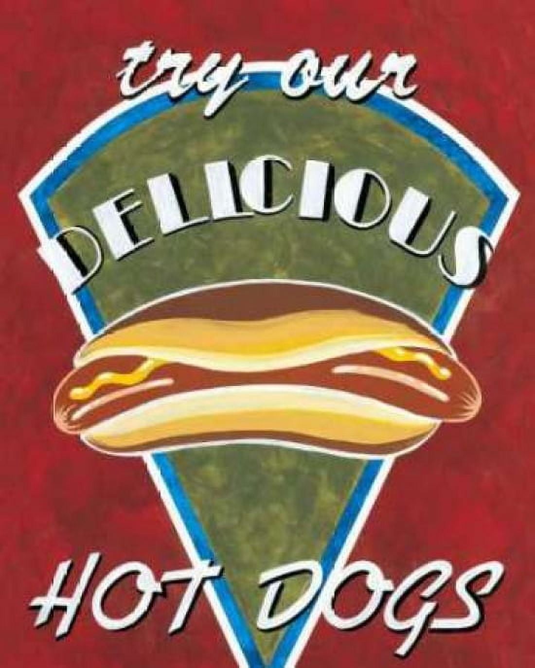 Posterazzi Hot Dogs Canvas Art - Catherine Jones (22 x 28)
