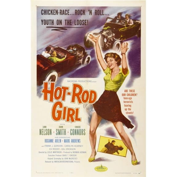 Posterazzi Hot Rod Girl Movie Poster - 27 x 40 in.