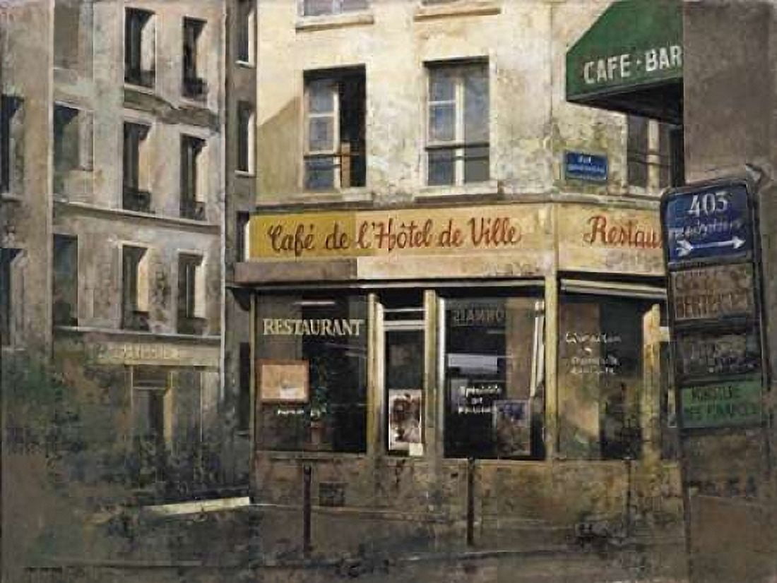Posterazzi Hotel de Ville Canvas Art - Chiu Tak Hak (22 x 28)