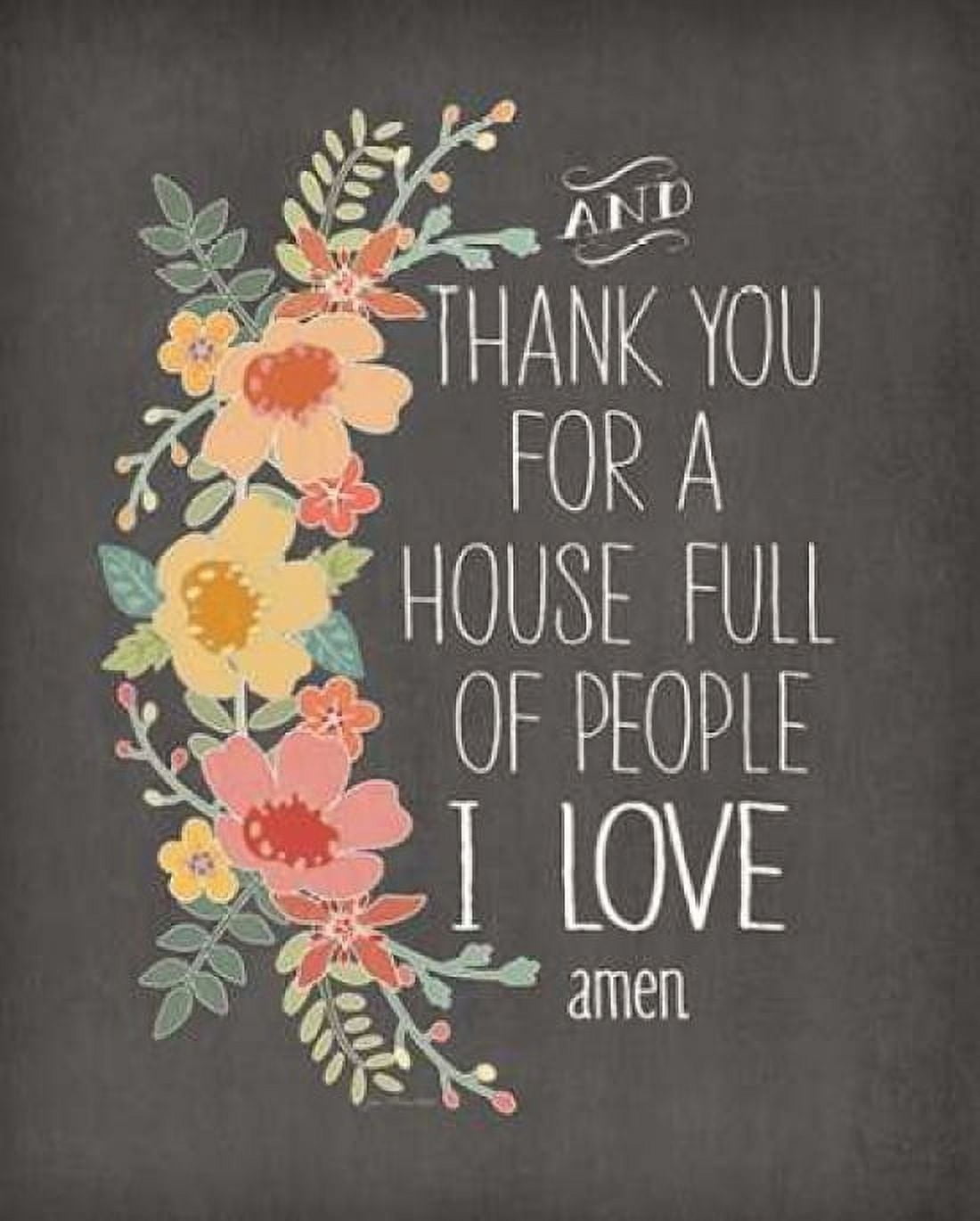 Posterazzi House Full of Love Canvas Art - Jo Moulton (24 x 30)
