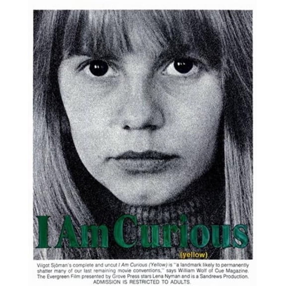 Posterazzi I Am Curious Yellow Movie Poster - 11 x 17 in.