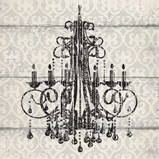 Posterazzi ITALY CHANDELIER I Canvas Art - Piper Ballantyne (24 x 24)