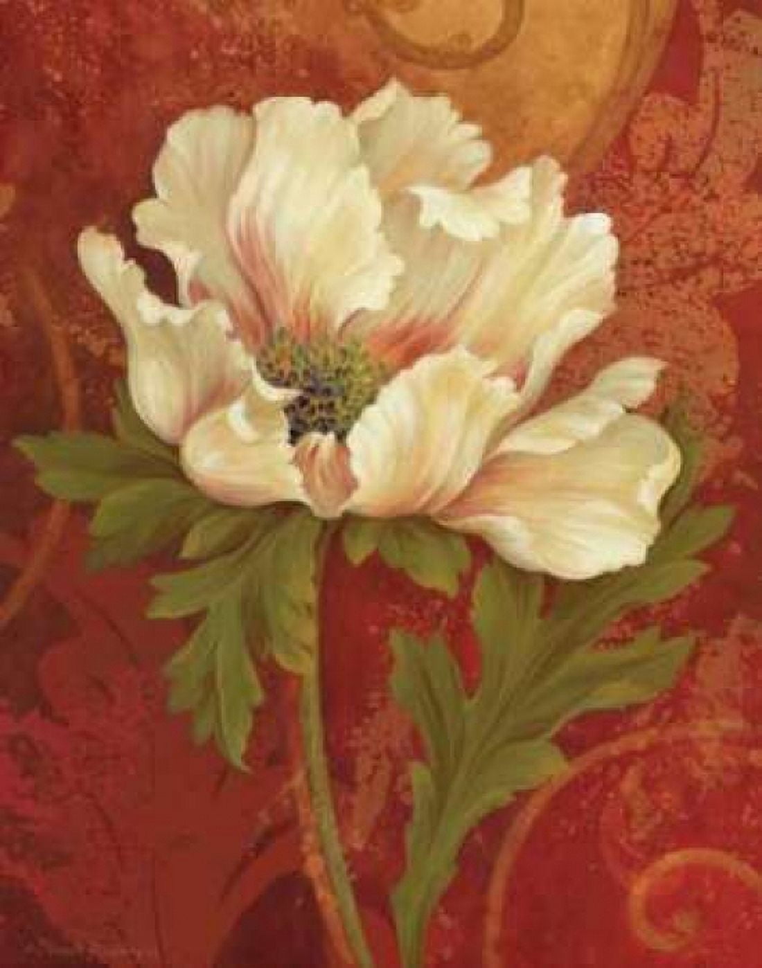 Posterazzi Il Ballo Rosso I Canvas Art - Pamela Gladding (22 x 28)