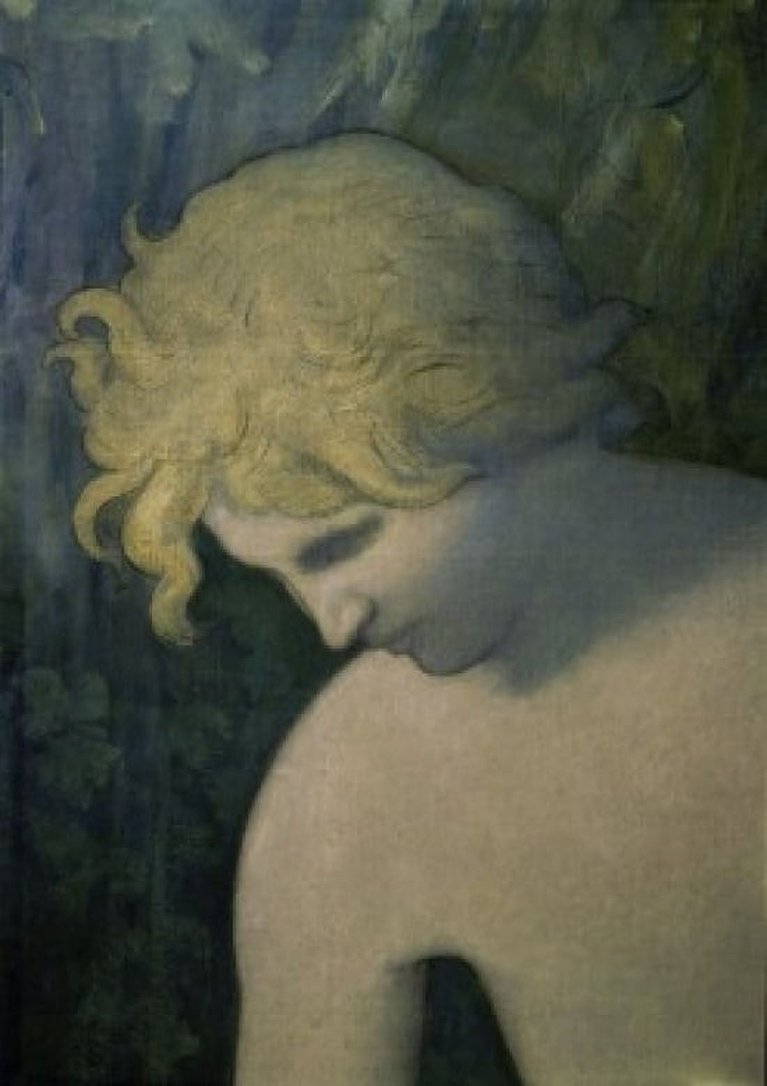 Posterazzi The Imagination (Detail)  LImagination (Detaille)  Pierre Puvis de Chavannes (1824-1898French) Private Collection Japan Canvas Art - Pierre Puvis de Chavannes (24 x 36)