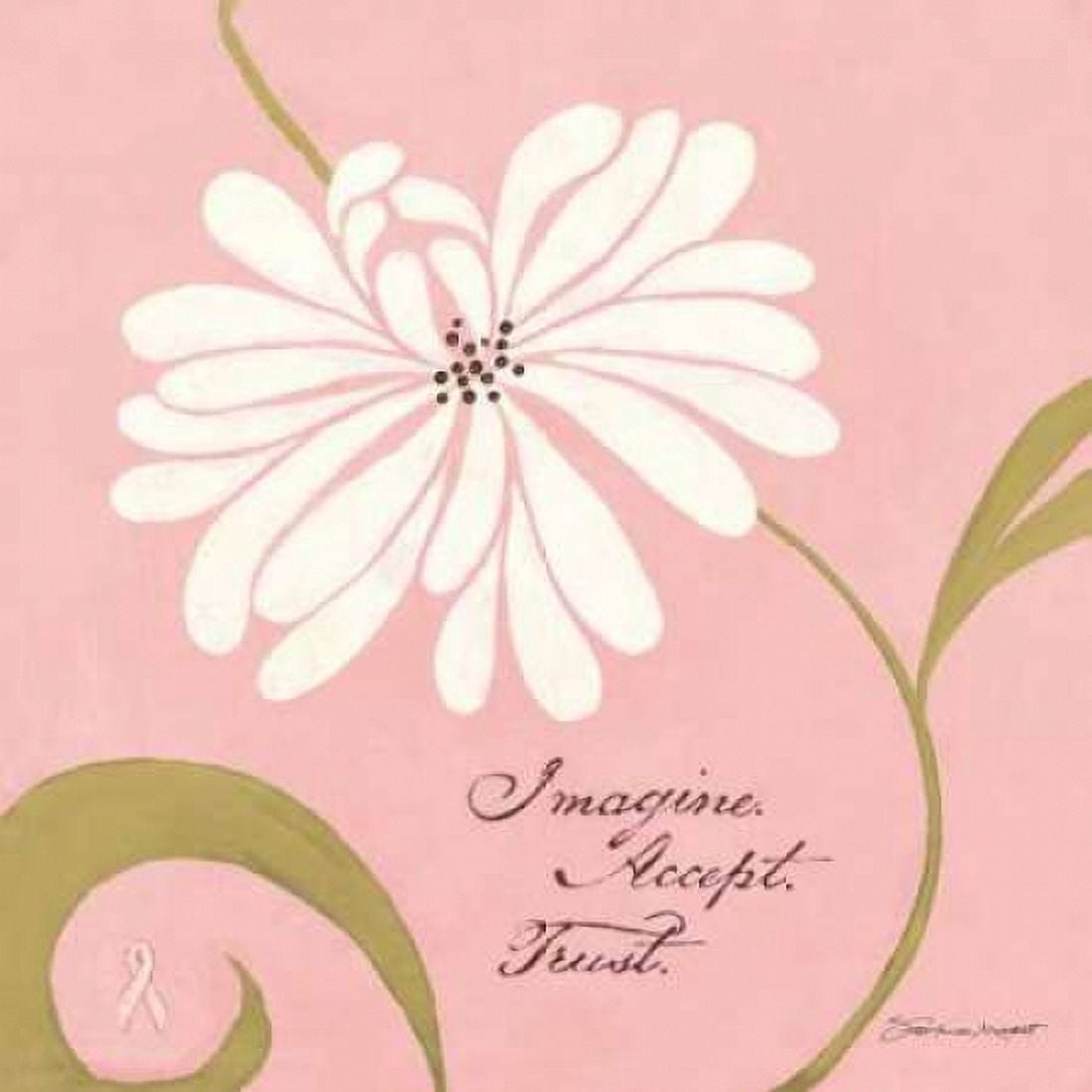 Posterazzi Imagine Accept Trust Canvas Art - Stephanie Marrott (24 x 24)