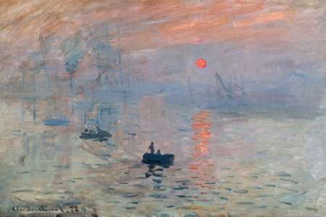 Posterazzi Impression au soleil levant Canvas Art - Claude Monet (20 x 28)