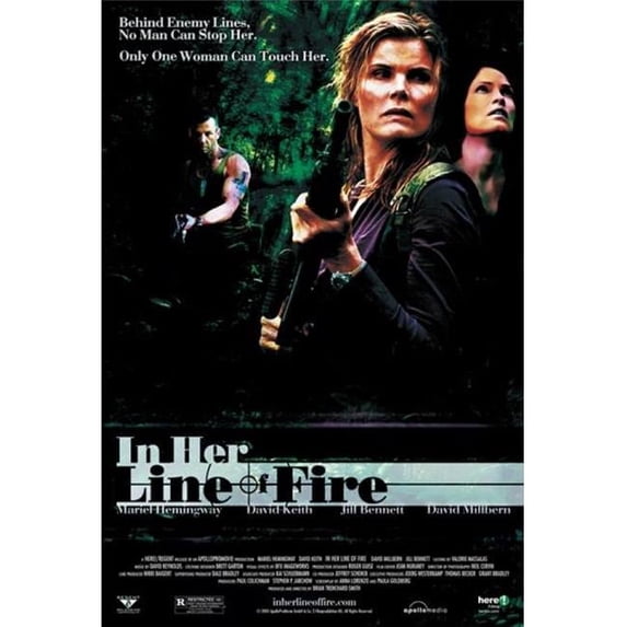 Posterazzi MOVII8907 In Her Line of Fire Movie Poster - 27 x 40 in.