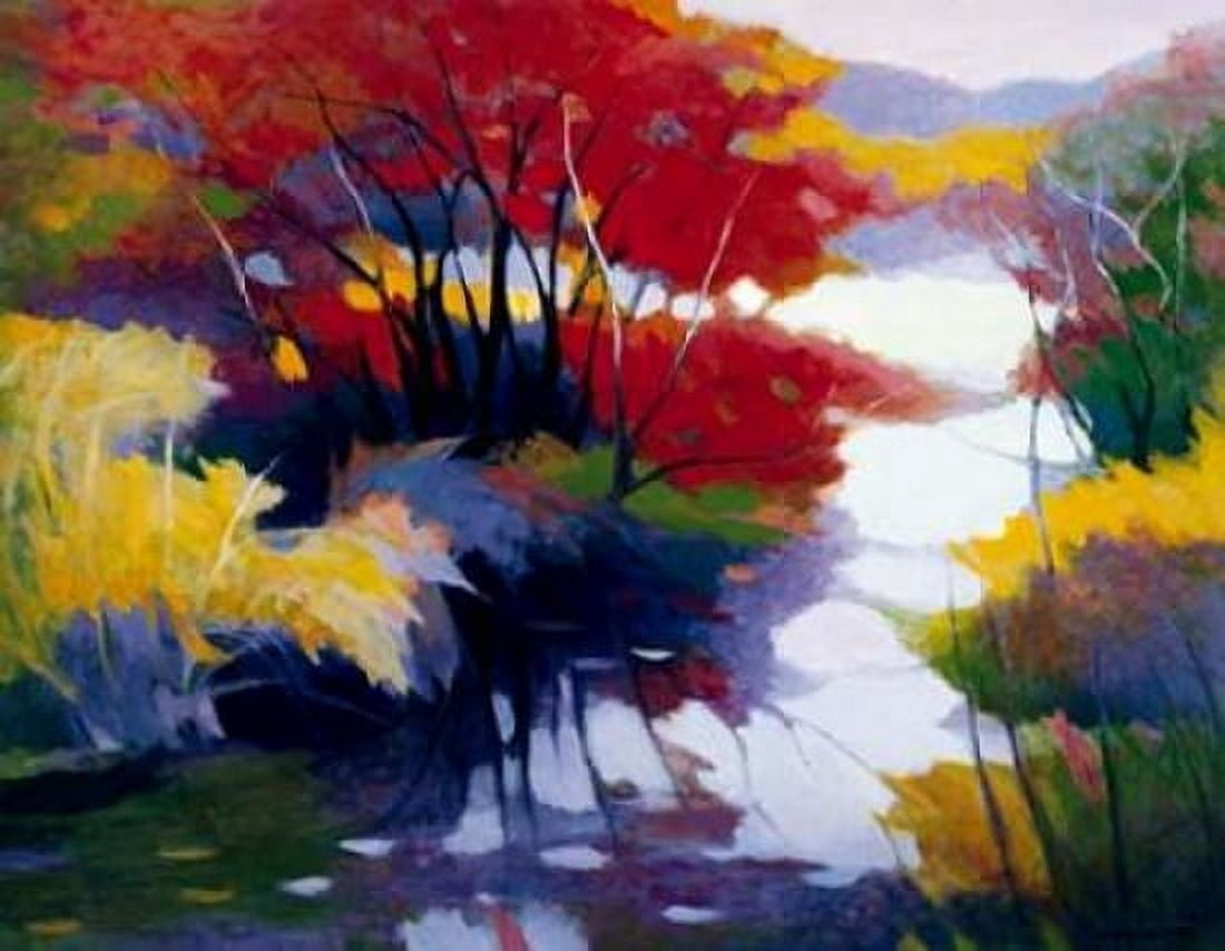 Posterazzi Indian Summer Canvas Art - Tadashi Asoma (22 x 28)