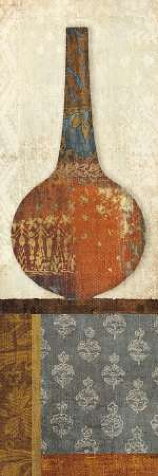 Posterazzi Indian Vessels I Canvas Art - Moira Hershey (12 x 36)