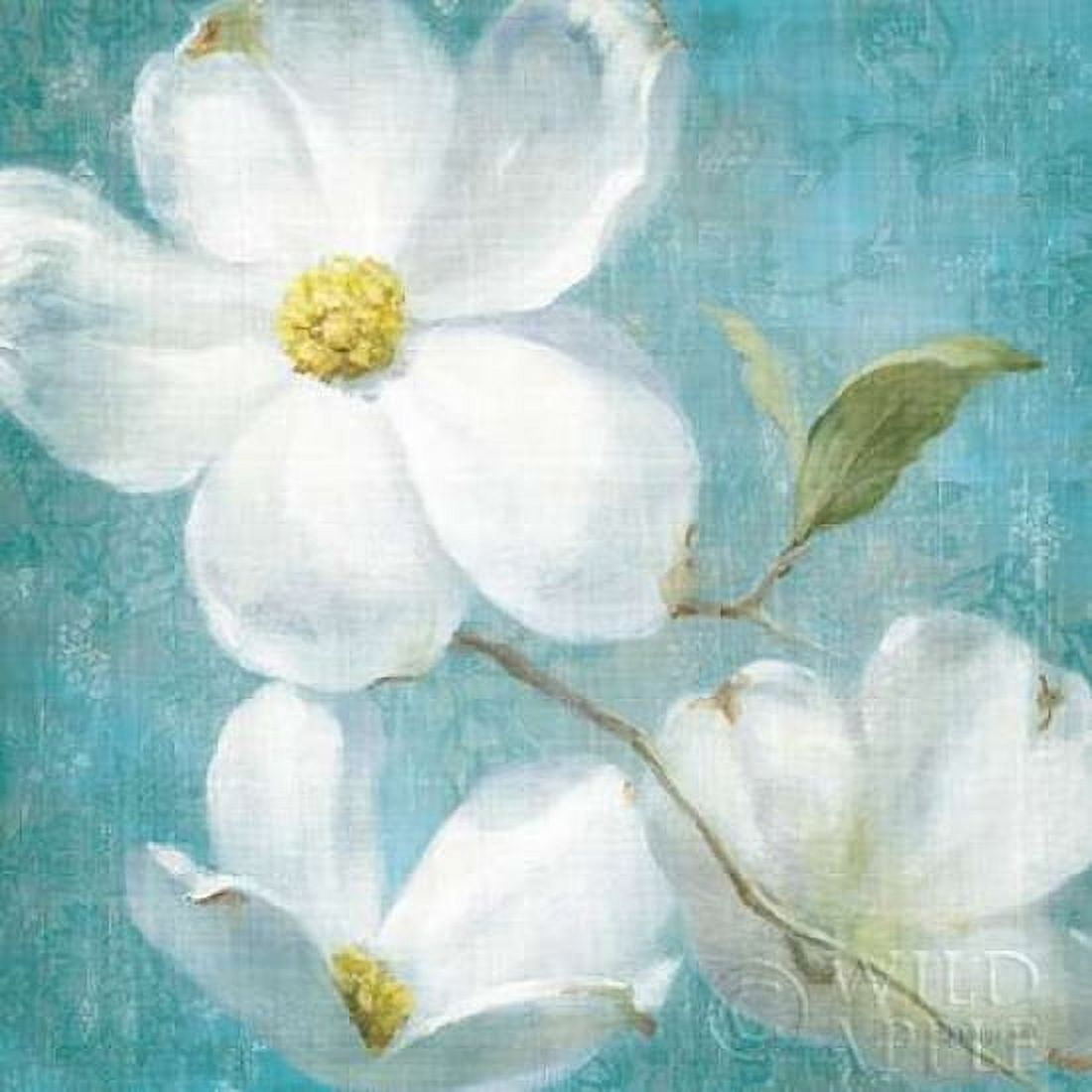 Posterazzi Indiness Blossom Square Vintage IV Canvas Art - Danhui Nai (24 x 24)