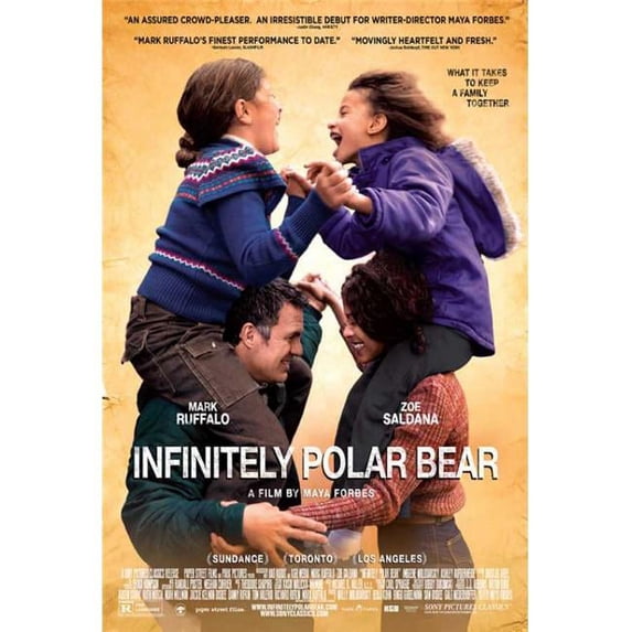 Posterazzi Infinitely Polar Bear Movie Poster - 27 x 40 in.