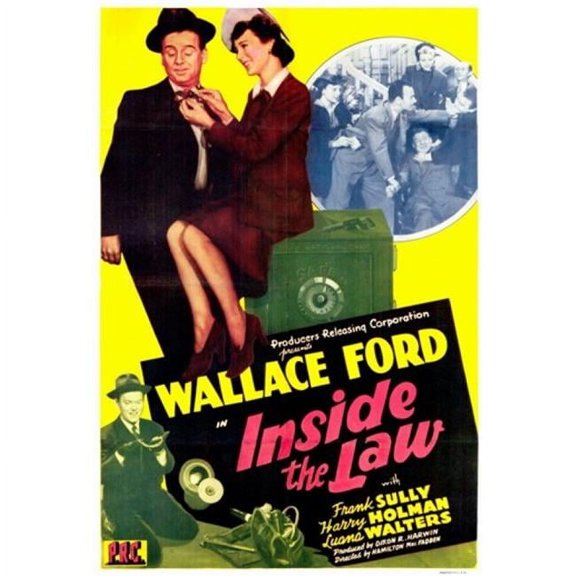 Posterazzi  Inside the Law Movie Poster - 11 x 17 in.