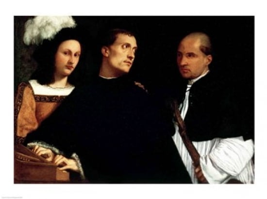 Posterazzi Interrupted Concert Canvas Art - Titian (36 x 24)