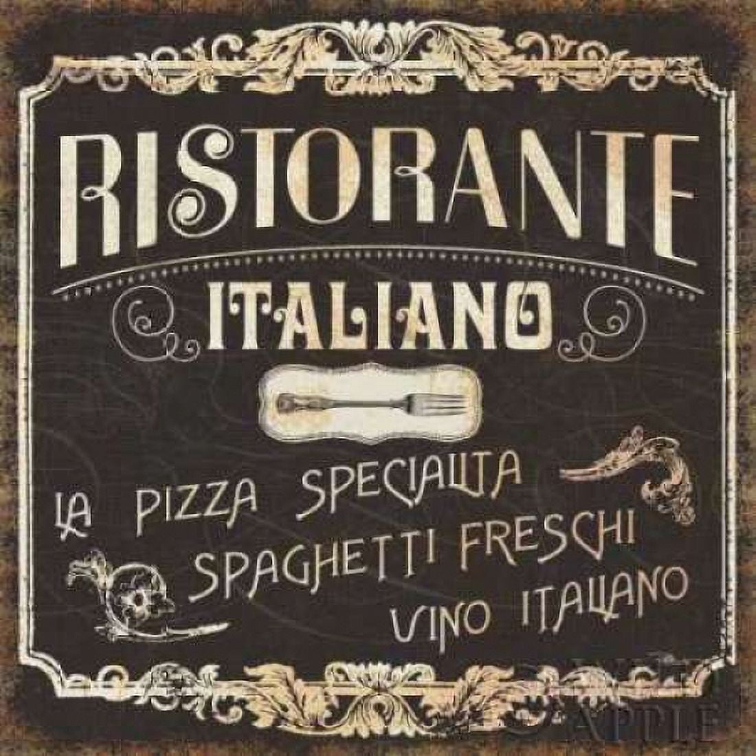 Posterazzi Italian Cuisine I Canvas Art - Pela Studio (24 x 24)