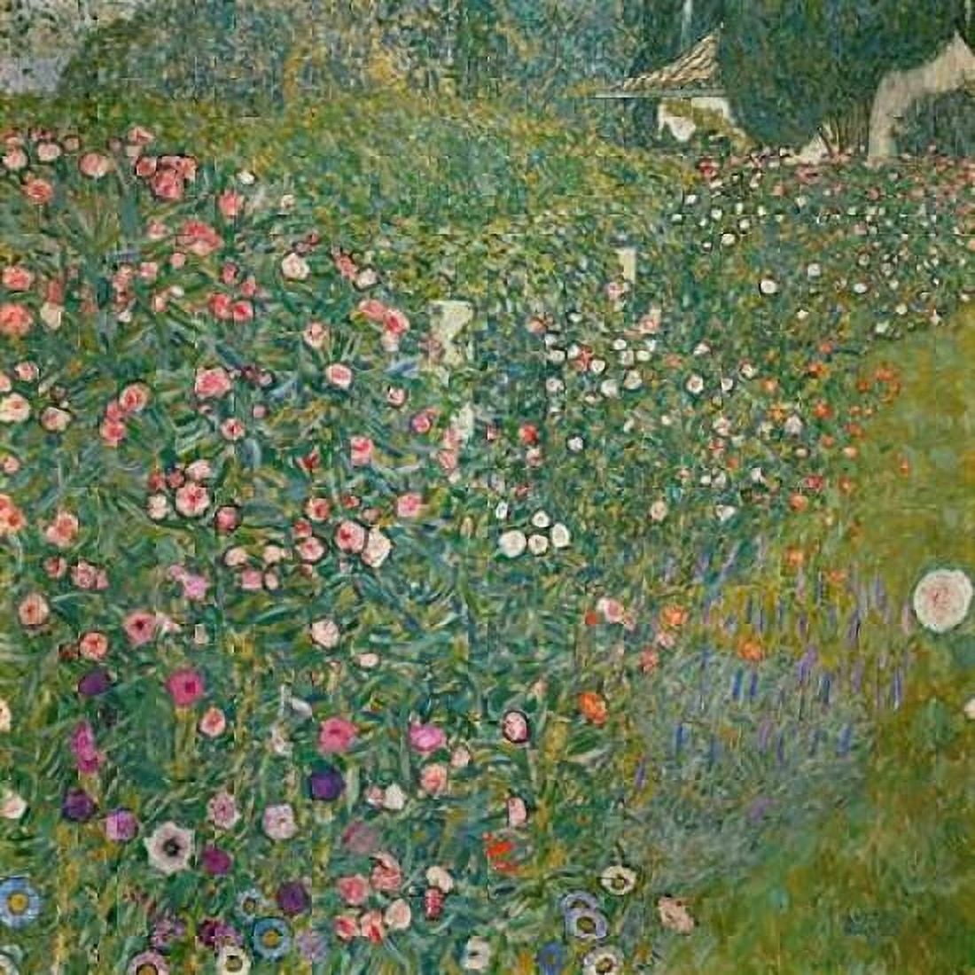 Posterazzi Italian Garden Landscape Canvas Art - Gustav Klimt (24 x 24)