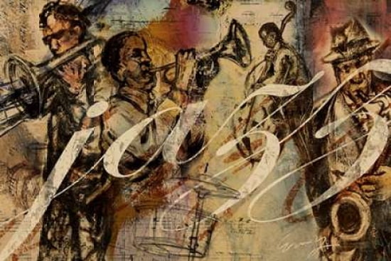 Posterazzi JAZZ Canvas Art - Eric Yang (24 x 36)